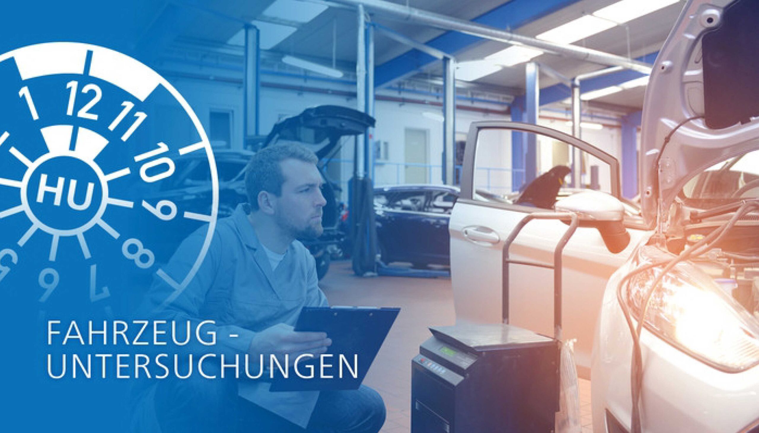Ihr Partner für: Hauptuntersuchung (HU) Abgasuntersuchung (AU) Erstzulassung und Änderungsabnahmen Unfall- und Schadenbewertungen Sonderuntersuchungen Beratung und Gutachten